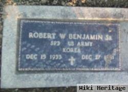 Robert W Benjamin, Sr