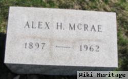 Alex H Mcrae