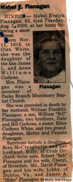 Mabel Evelyn Cochran Flanagan