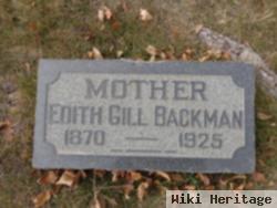 Edith Louisa "nanny" Gill Backman