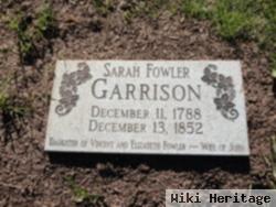 Sarah Fowler Garrison