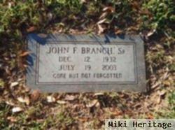 John F Branch, Sr