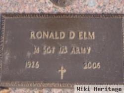 Ronald D Elm