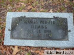 Frances Webster Fleming