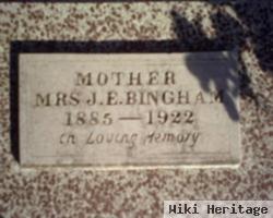 Mary Elizabeth "willie" Havenhill Bingham