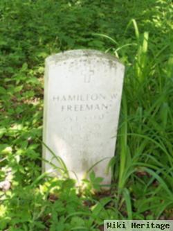 Pvt Hamilton W. Freeman