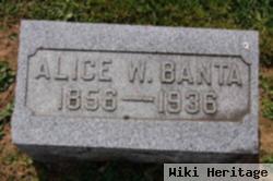 Alice Wood Tisdale Banta