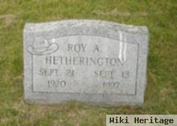 Roy A. "sam" Hetherington