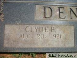 Clyde E Denton