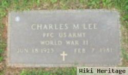 Pfc Charles M. Lee