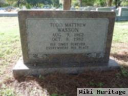 Todd Matthew Wasson