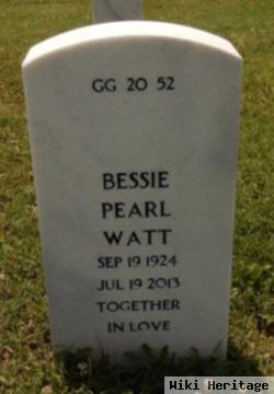 Bessie Pearl Morris Watt