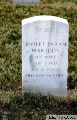 Violet Sarah Marsden