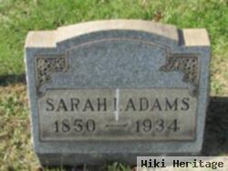 Sarah I Adams