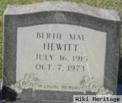 Bertie Mae Stevens Hewitt
