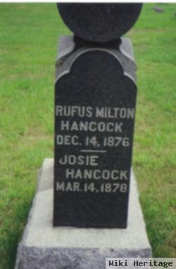 Rufus Milton Hancock