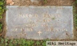 Harold Ernest