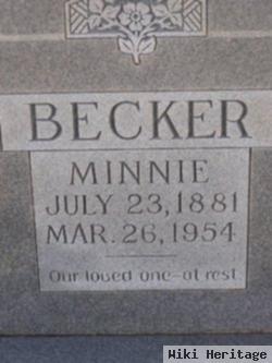 Minnie Machost Becker