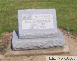 Paul W Ridenour