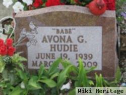 Avona G. "babe" Baxter Hudie