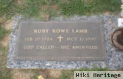 Ruby Rowe Lamb