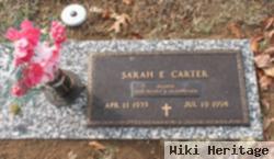 Sarah E Carter