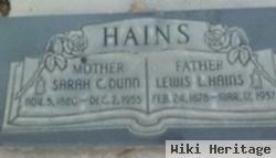 Sarah Clark Dunn Hains