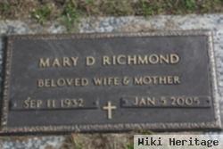 Mary D Richmond