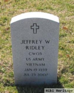 Jeffrey Waite Ridley