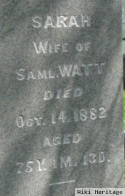 Sarah Watt