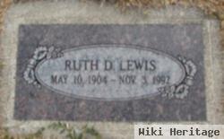 Ruth Sadie Dewees Lewis