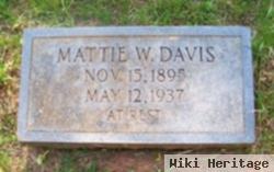 Mattie W Davis