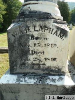 William H Lapham