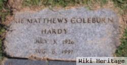 Marie Matthews Coleburn Hardy