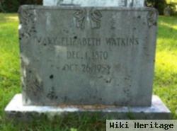 Mary Elizabeth Watkins