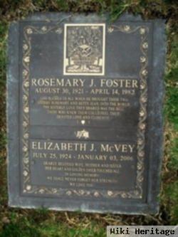 Rosemary J Foster
