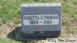 Rosetta Elizabeth Volk Thomas