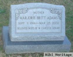 Marjorie Britt Adams