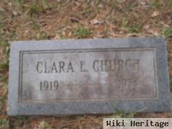 Clara E Church