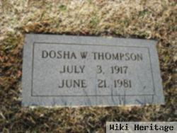 Dosha W. Thompson