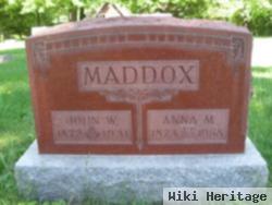 Anna M Halbrooks Maddox