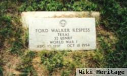 Ford Walker Respess