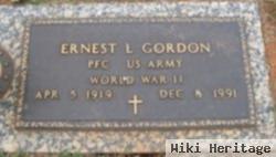 Pfc Ernest L. Gordon