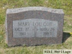 Mary Louise "mary Lou" Swearingen Cox