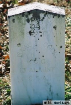 Sgt Isaac F Cook