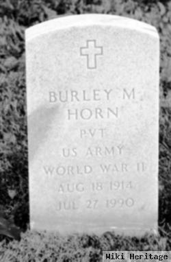 Burley M Horn