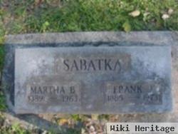 Martha B Redepenning Sabatka