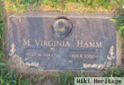 M Virginia Hamm