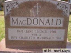 Mrs Jane T Mcneil Macdonald