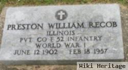 Preston William Recob